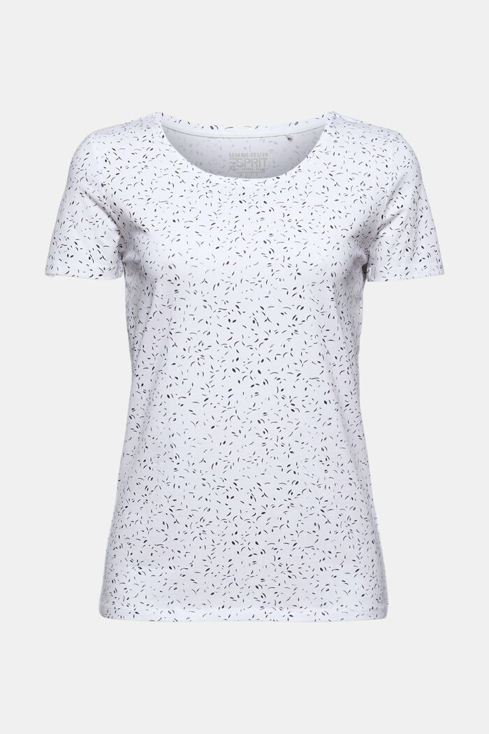 Printed T-shirt made of organic cotton, WHITE, detail image number 0