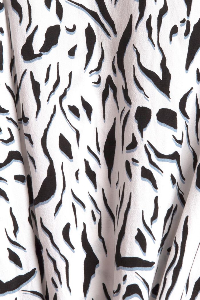 Print blouse with LENZING™ ECOVERO™, OFF WHITE, detail image number 4