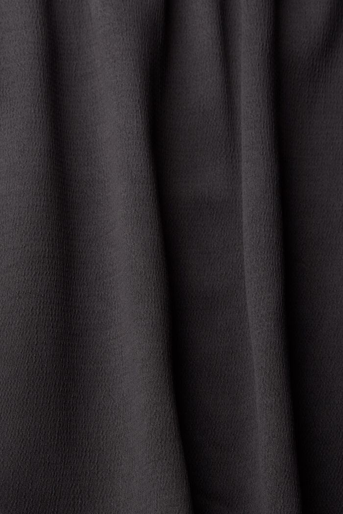 Polo collar mini dress, BLACK, detail image number 5