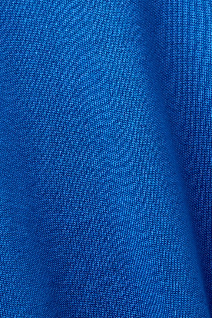 Basic roll neck jumper, LENZING™ ECOVERO™, BRIGHT BLUE, detail image number 5
