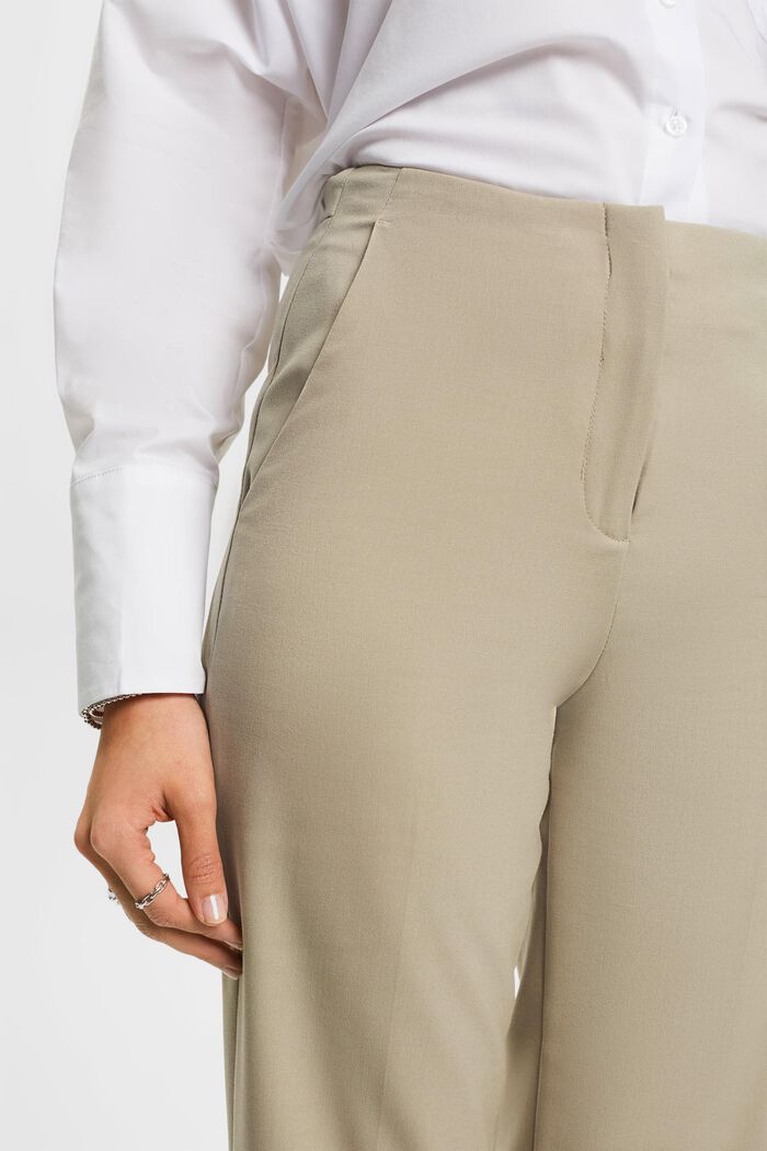Cropped business trousers, DUSTY GREEN, detail image number 2