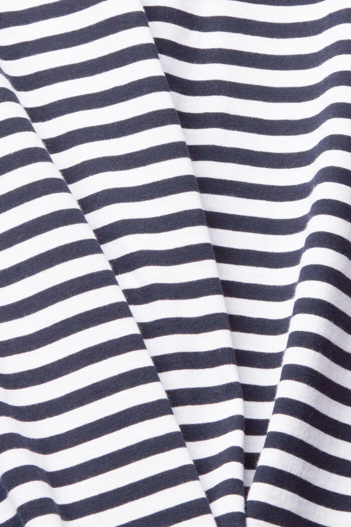 Striped jersey T-shirt, WHITE, detail image number 5