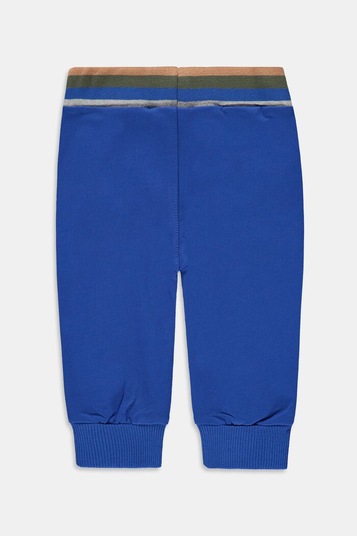 Tracksuit bottoms in 100% organic cotton, BLUE, detail image number 1
