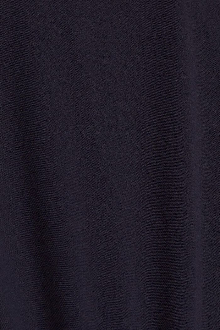 Open cardigan made of jersey, NAVY, detail image number 4