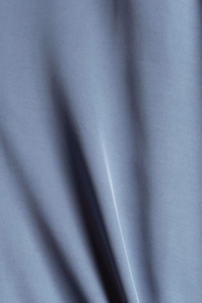 Satiny jumpsuit, LENZING™ ECOVERO™, GREY BLUE, detail image number 4