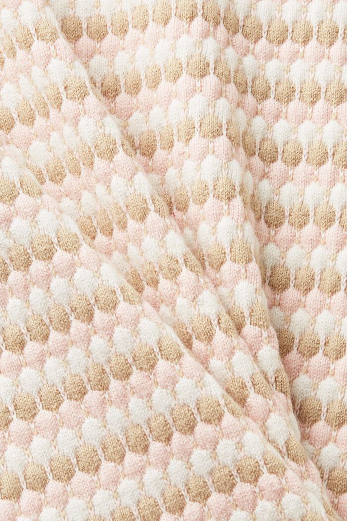 Multi-coloured jumper, cotton blend, SAND, detail image number 4