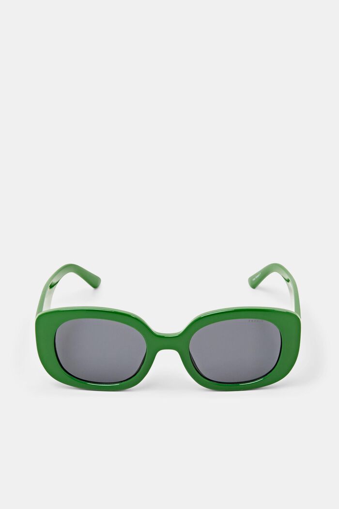Square sunglasses, GREEN, detail image number 0
