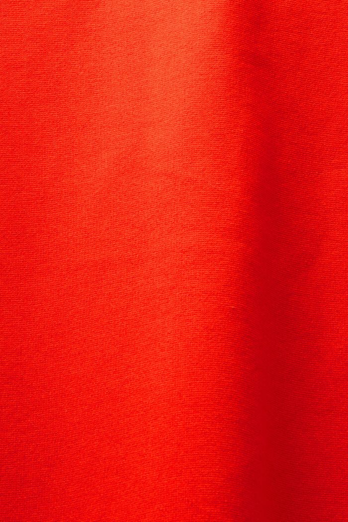 Sleeveless Punto Mini Dress, RED, detail image number 6