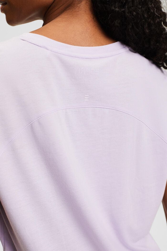 Active Short-Sleeve T-Shirt, LAVENDER, detail image number 4