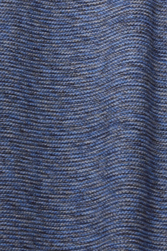 Mottled knitted sweater, NAVY, detail image number 1