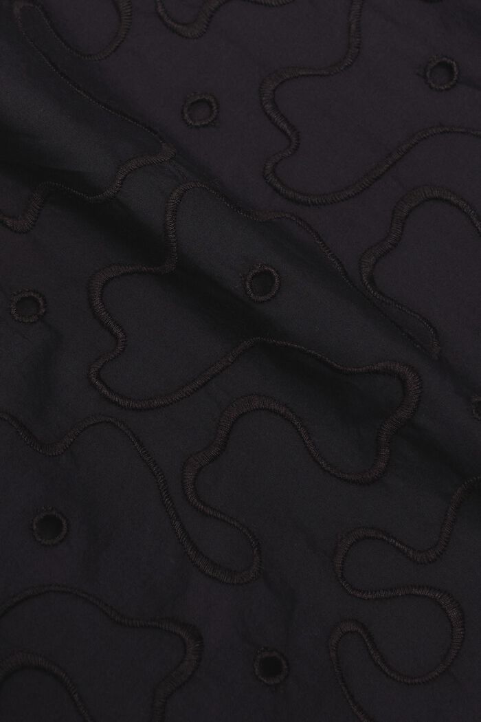 Belted Puff Sleeve Midi Dress, BLACK, detail image number 5