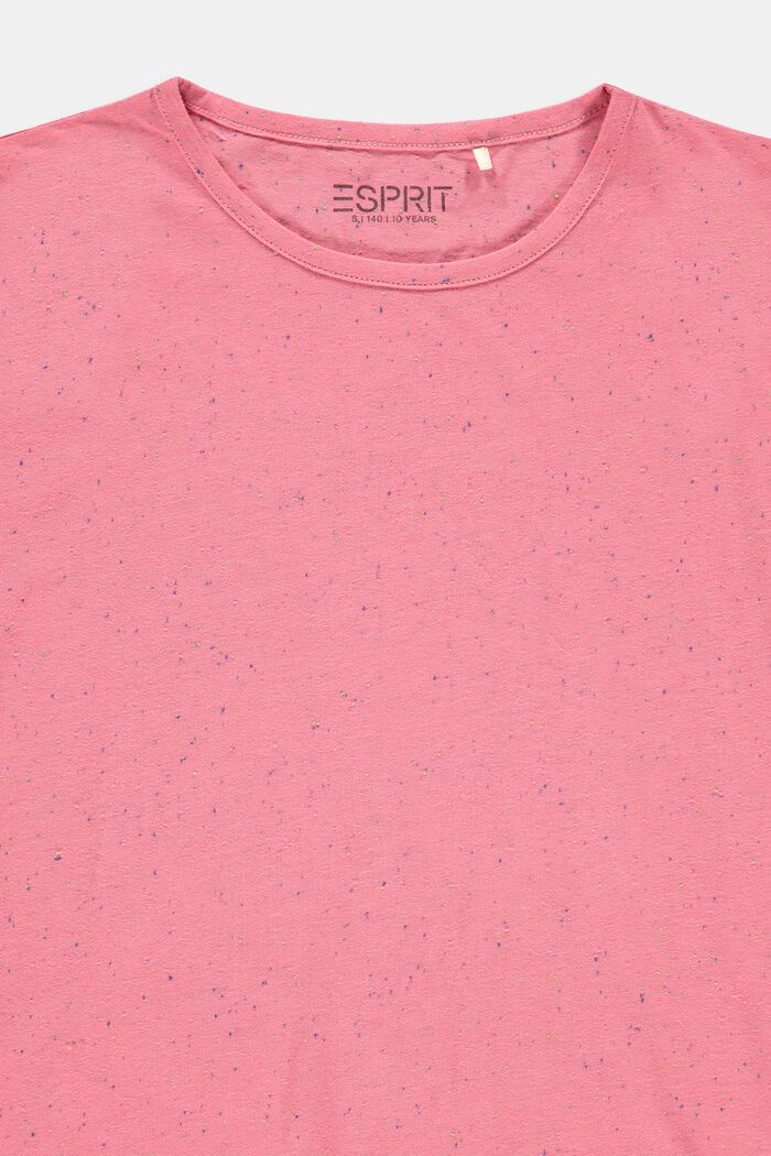 Boxy T-shirt with a colourful dimpled texture, PINK, detail image number 2