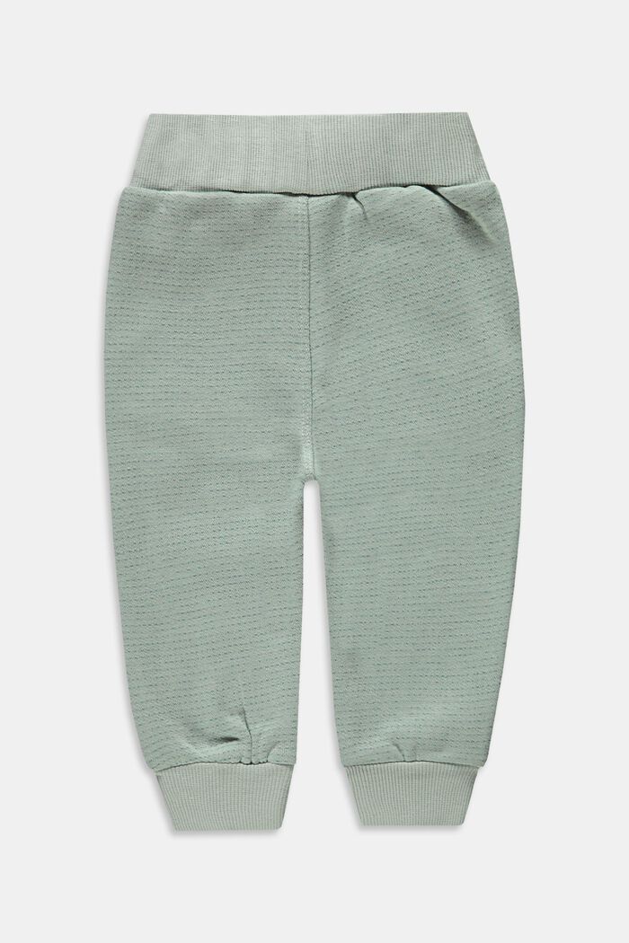 Tracksuit bottoms with polka dots, LIGHT AQUA GREEN, detail image number 1