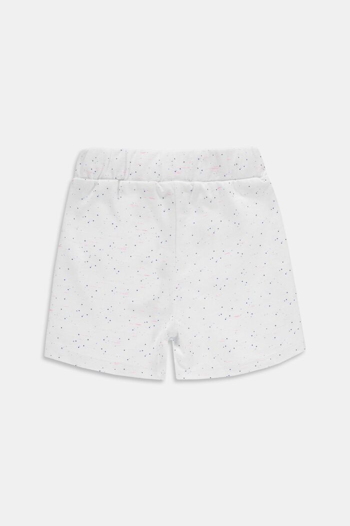 Jersey shorts made of organic cotton, WHITE, detail image number 1