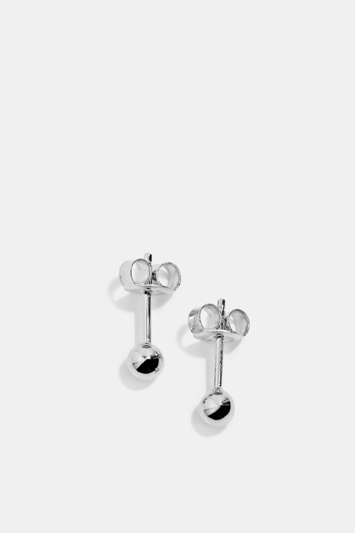 Silver earrings, SILVER, detail image number 0