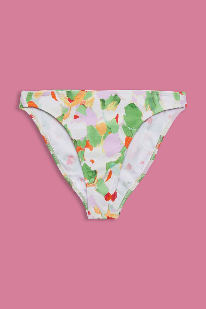 Recycled: patterned bikini bottoms, GREEN, detail image number 4
