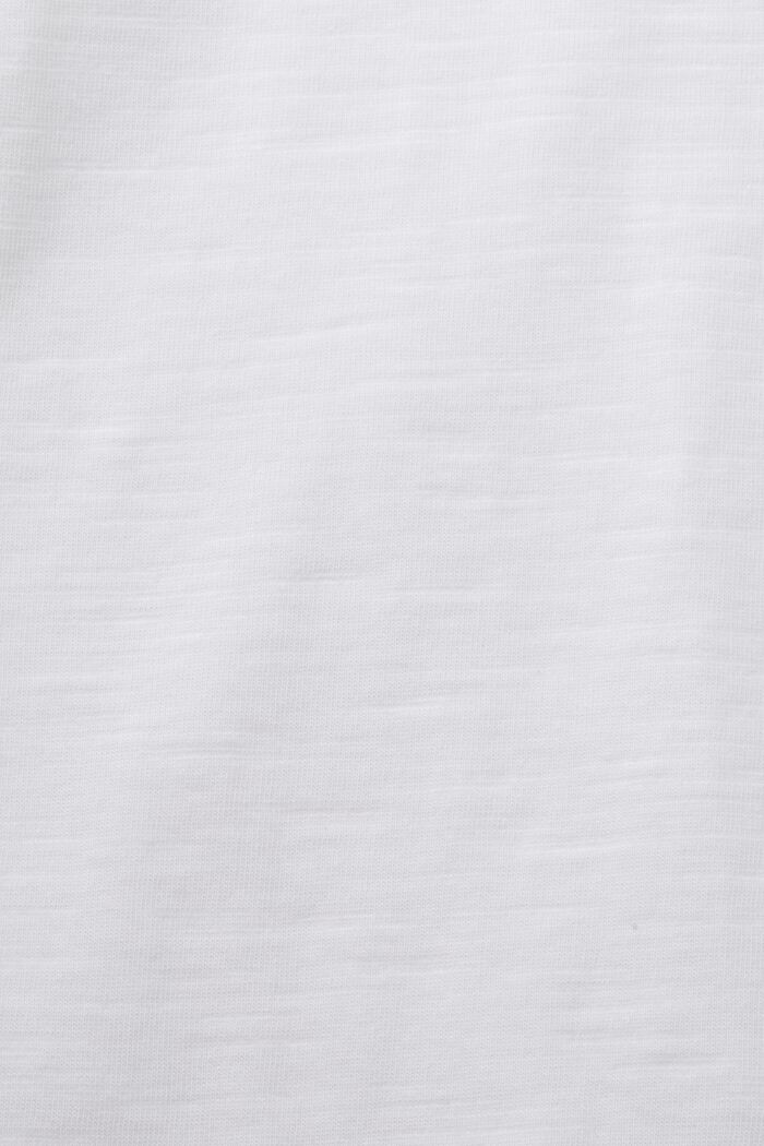 Longsleeve top, 100% cotton, WHITE, detail image number 5