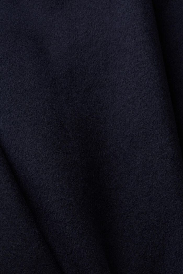 Wool Blend Overshirt, NAVY, detail image number 5