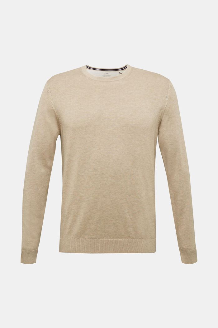 Jumper made of 100% organic pima cotton, BEIGE, detail image number 0