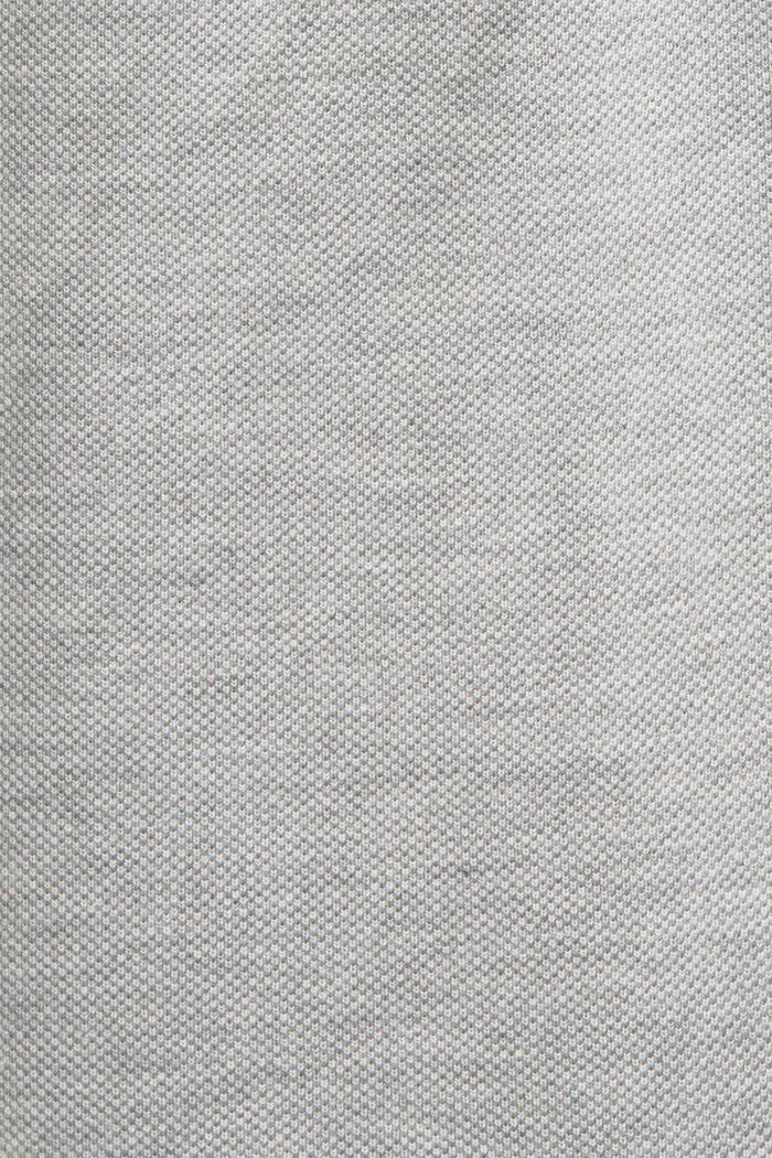 Cotton Pique Polo Shirt, LIGHT GREY, detail image number 5