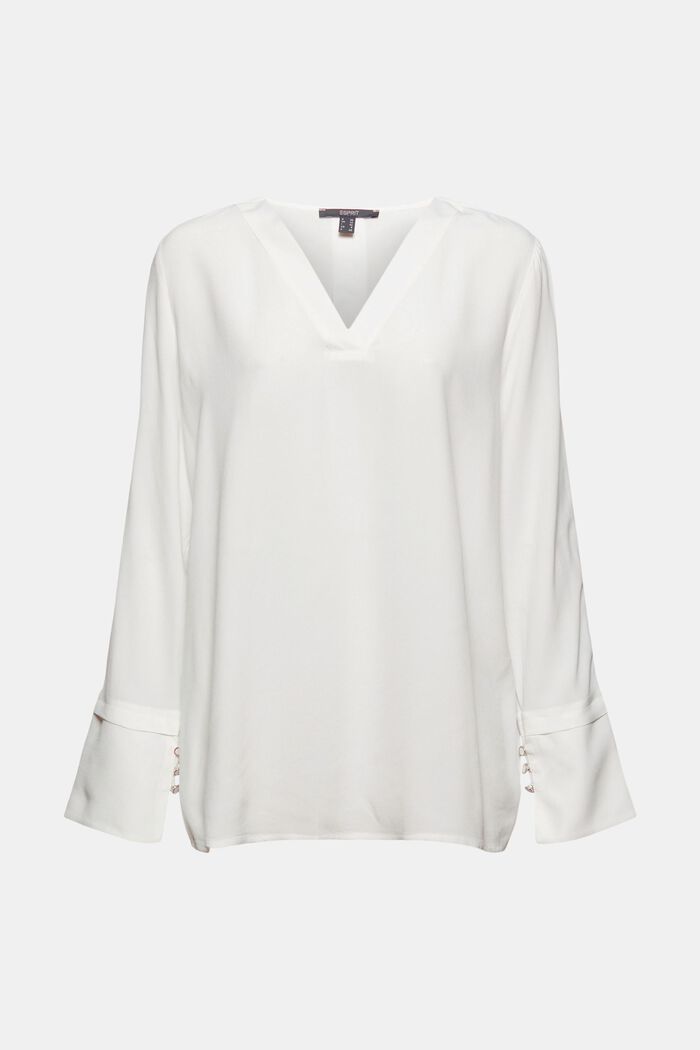 Wide-cuff blouse, LENZING™ ECOVERO™