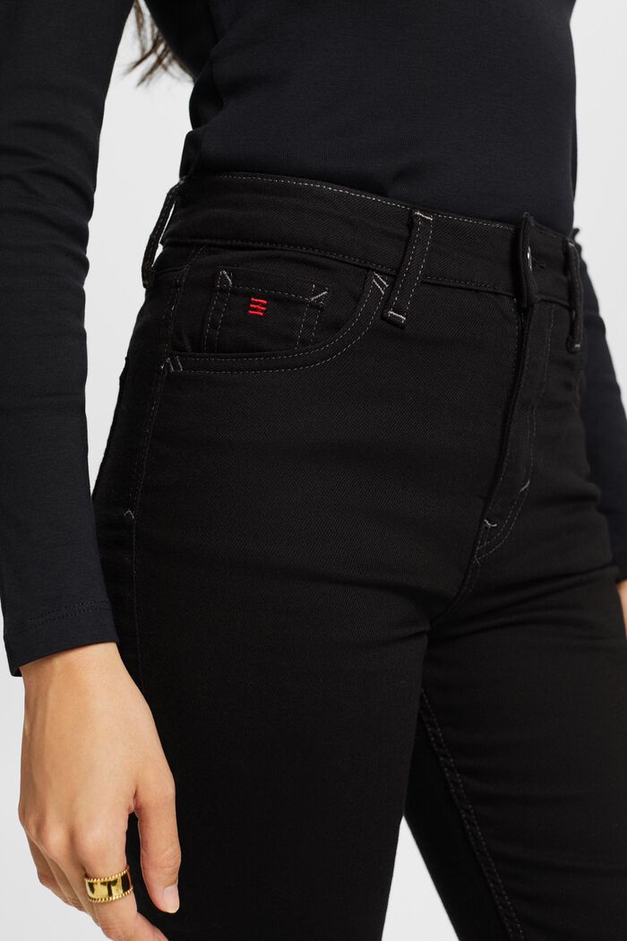 Retro High-Rise Slim Jeans, BLACK RINSE, detail image number 2