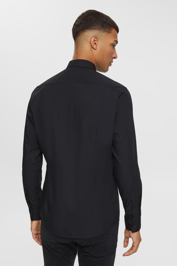 Slim fit shirt, BLACK, detail image number 3