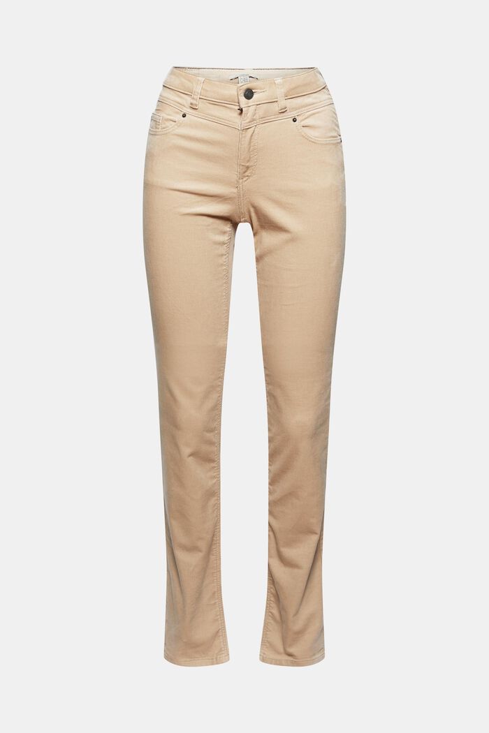 Needlecord trousers in blended cotton, SAND, detail image number 7