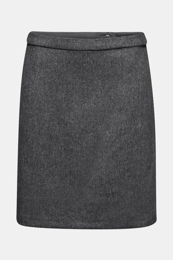 With wool: elegant A-line skirt