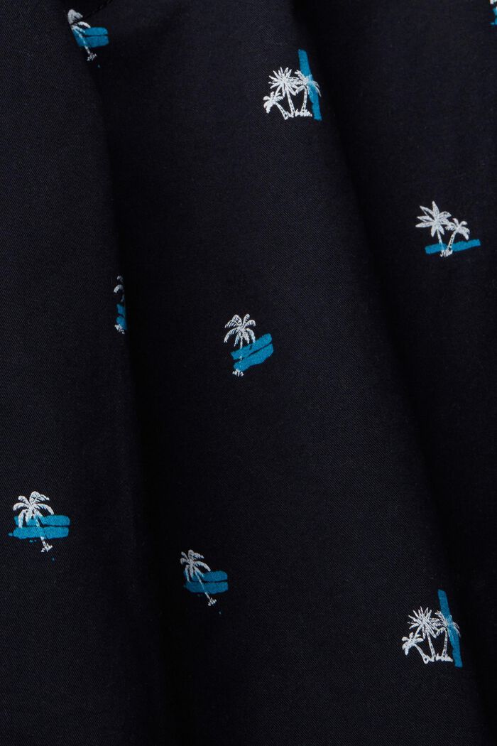 Shorts with palm motifs, BLACK, detail image number 4