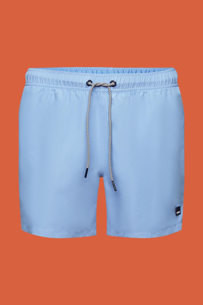 Solid swimming shorts, LIGHT BLUE LAVENDER, detail image number 5