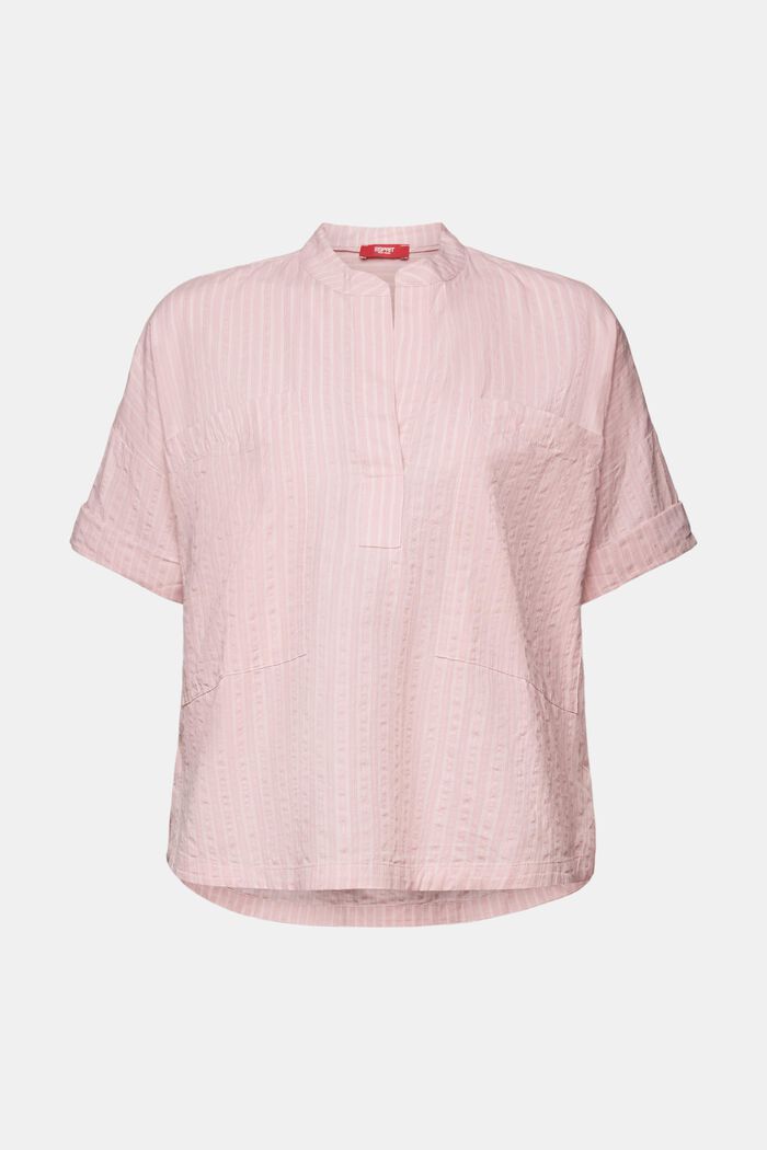Striped oversized blouse, OLD PINK, detail image number 6