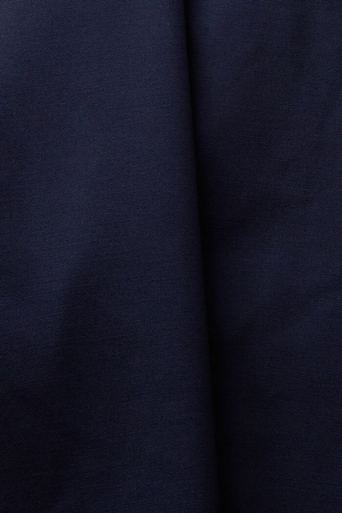 Short Double-Breasted Trench Coat, NAVY, detail image number 5