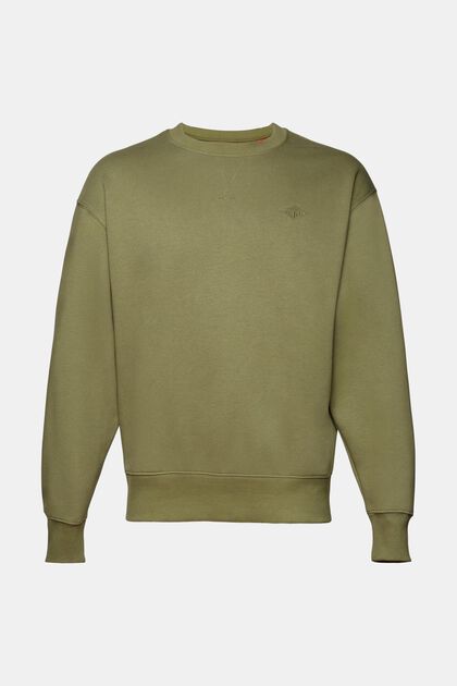 Sweatshirt with logo stitching