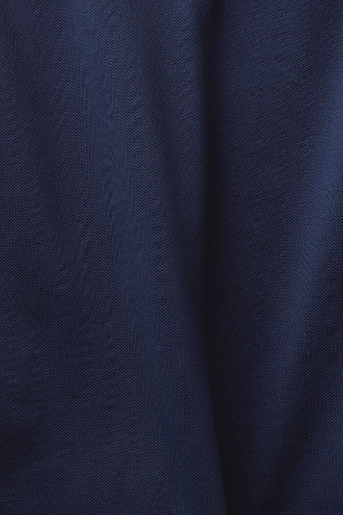 Cotton Short-Sleeve Polo Shirt, NAVY, detail image number 5