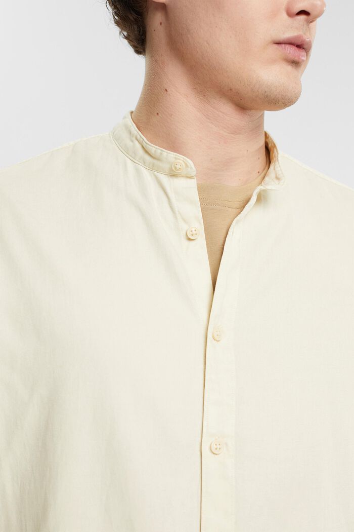 Shirt with banded collar, ICE, detail image number 2