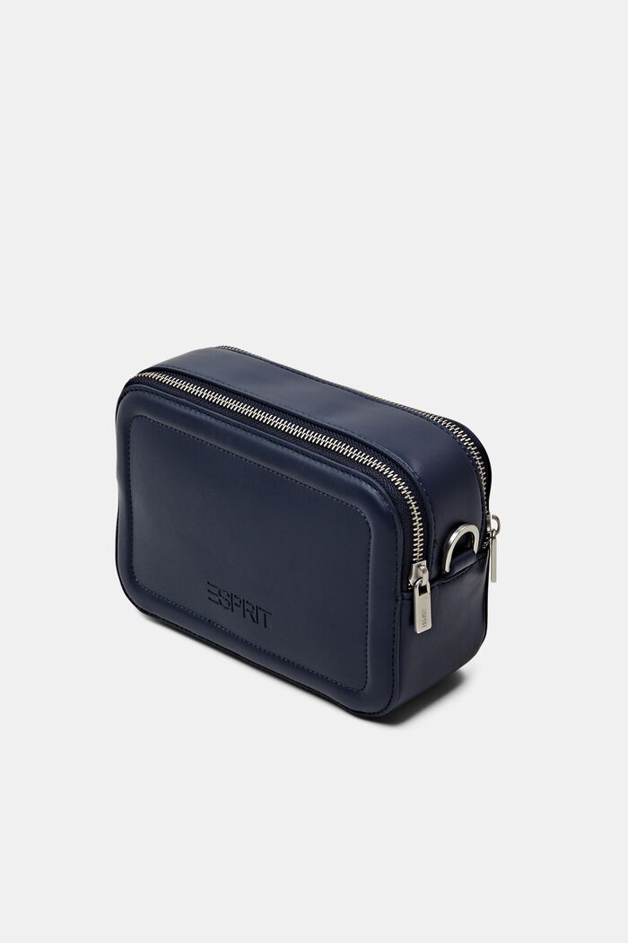 Faux Leather Camera Bag, NAVY, detail image number 2