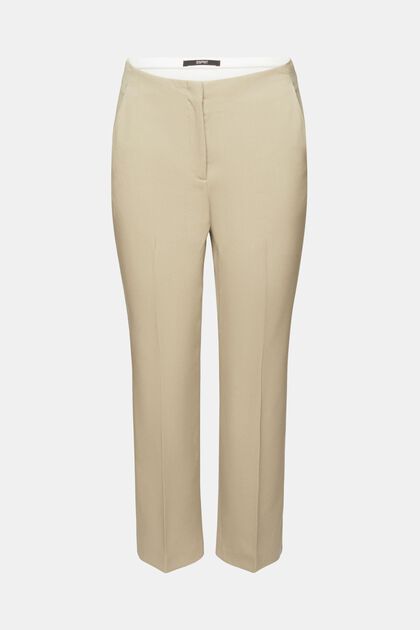 Cropped business trousers