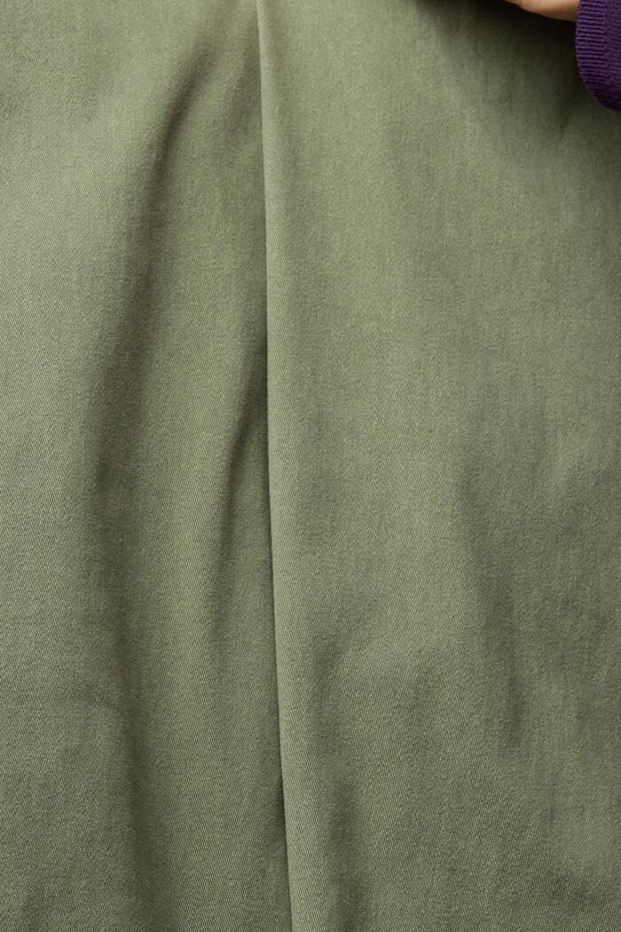 Cotton chinos, GREEN, detail image number 1