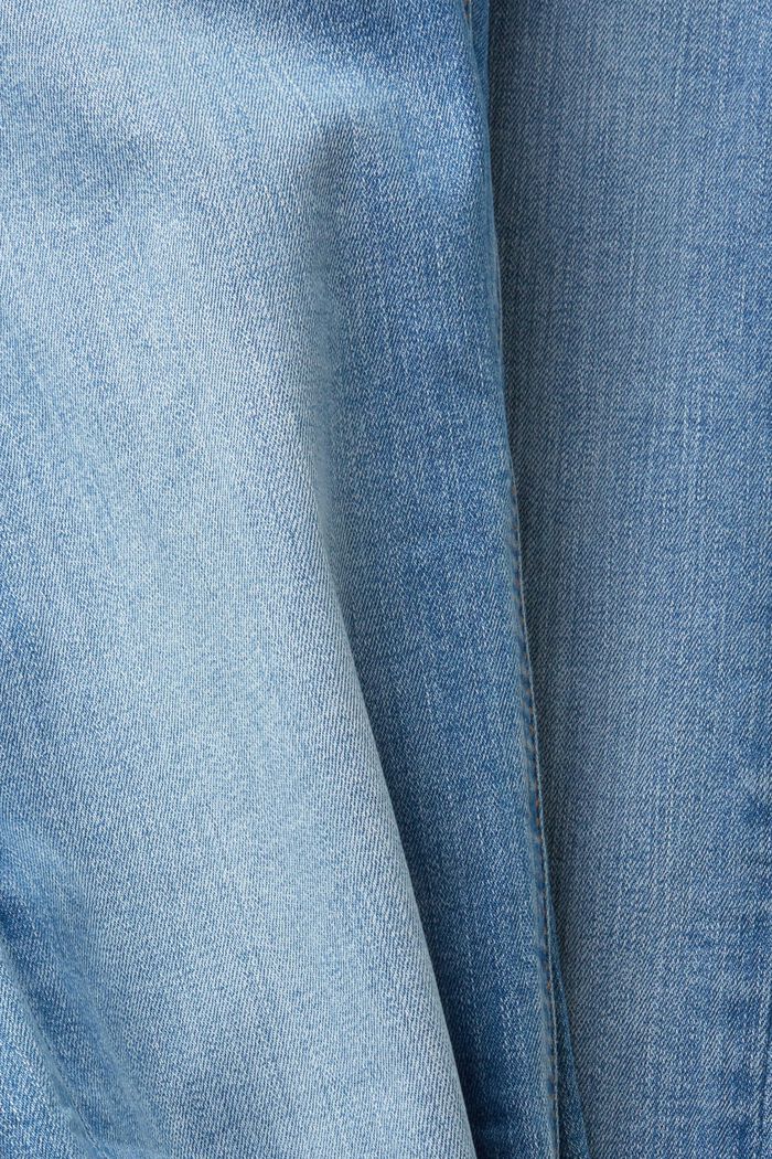 Mid-rise cropped leg jeans, BLUE LIGHT WASHED, detail image number 6