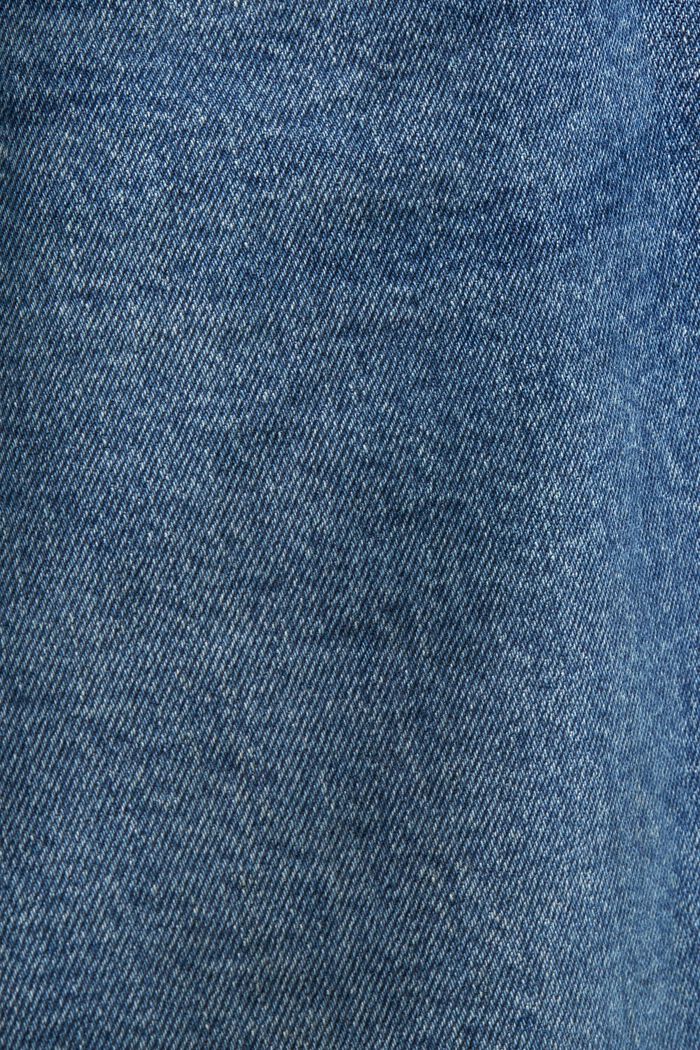 Straight Mid-Rise Jeans, BLUE MEDIUM WASHED, detail image number 5