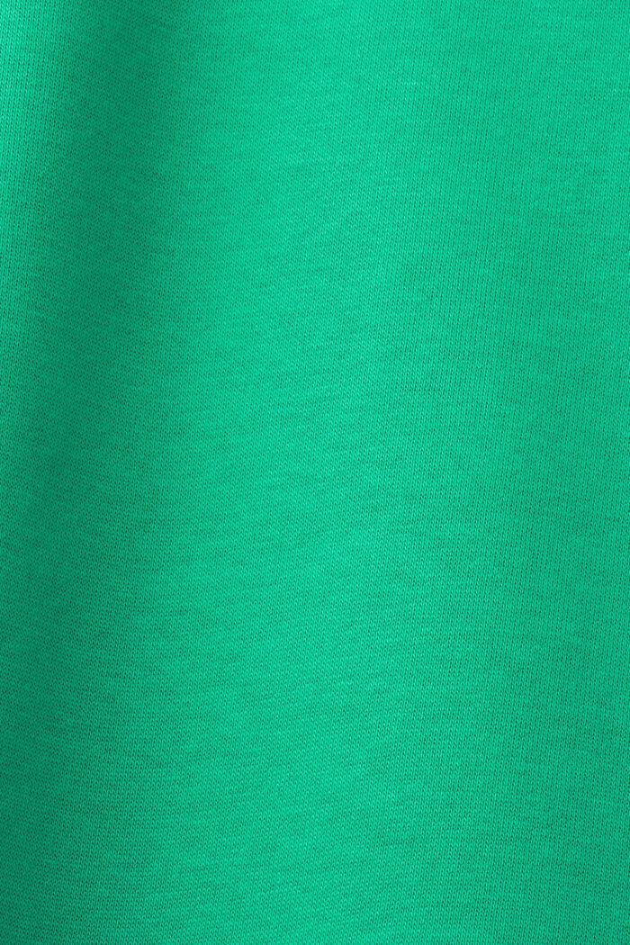 Sweatshirt with logo stitching, GREEN, detail image number 5