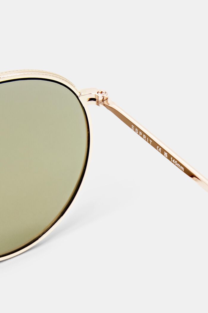 Mirrored Round Sunglasses, ROSE, detail image number 3