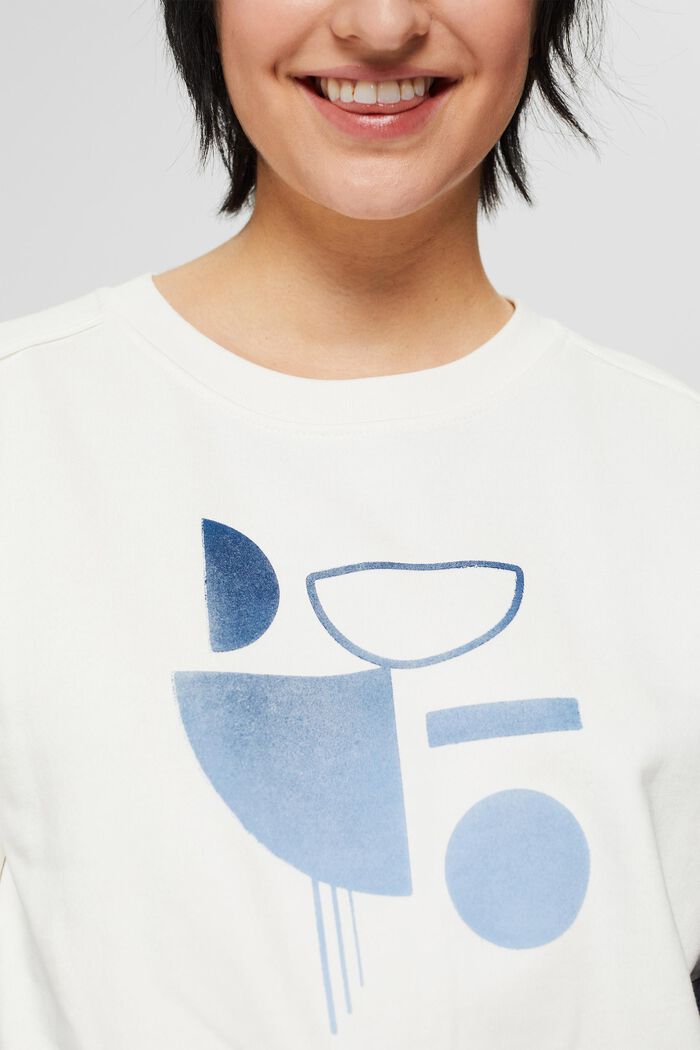 Sweatshirt with a graphic print, OFF WHITE, detail image number 2