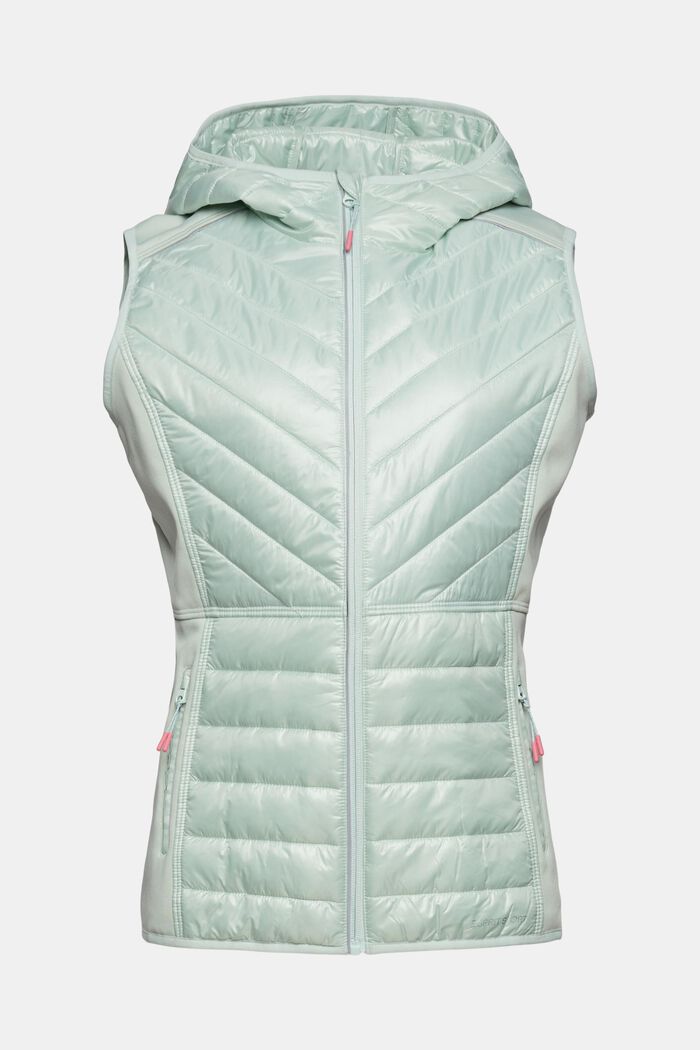 Body warmer in a mix of materials with 3M™ Thinsulate, PASTEL GREEN, detail image number 6