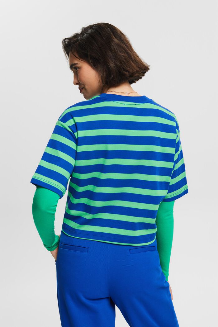 Striped Twisted T-Shirt, BRIGHT BLUE, detail image number 2