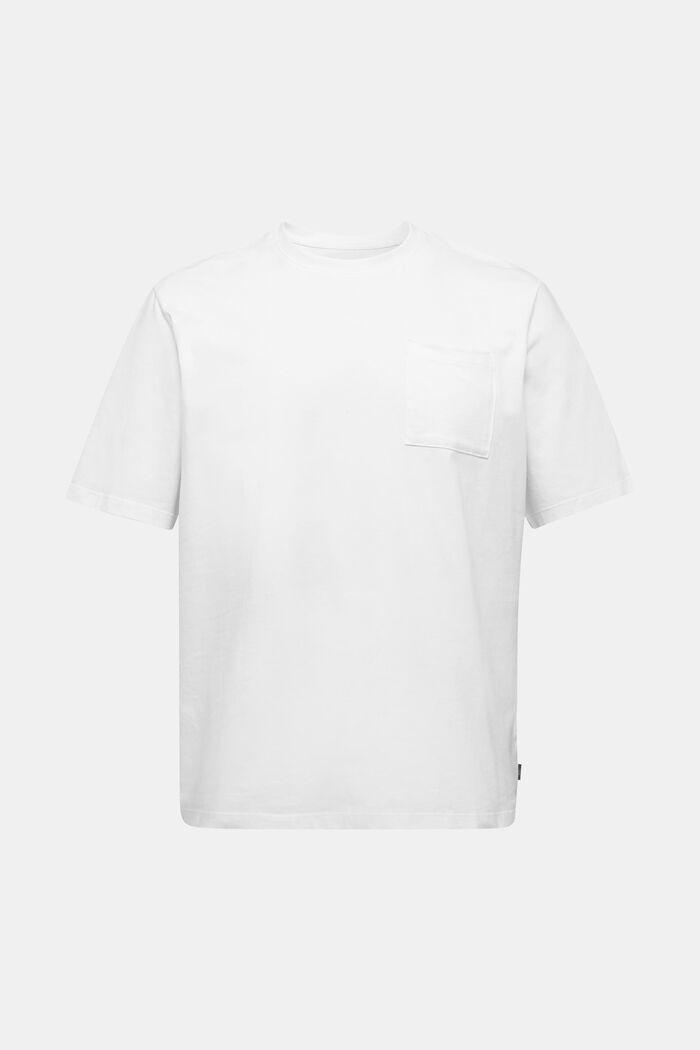 Jersey T-shirt made of 100% organic cotton, WHITE, overview