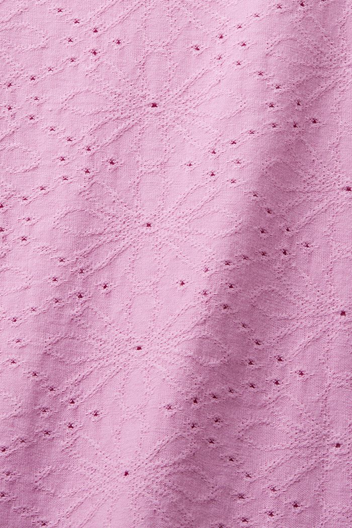 T-shirt with a structured pattern, LILAC, detail image number 7