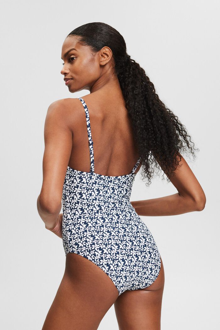 Printed Swimsuit, NAVY, detail image number 2