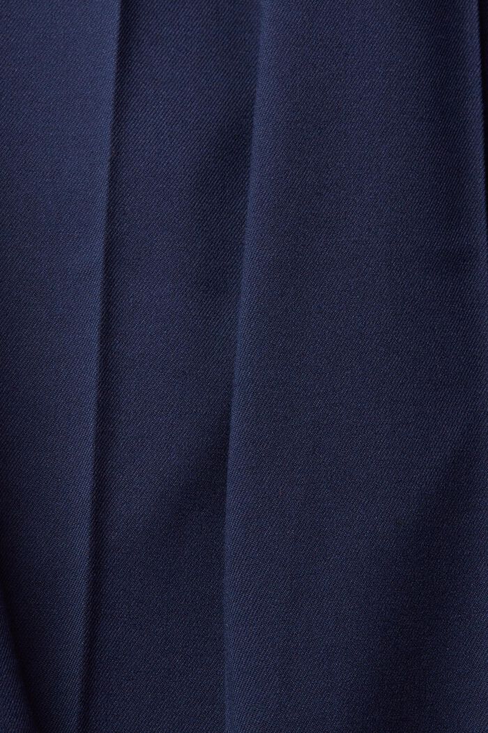 Mid-rise tapered leg trousers, NAVY, detail image number 5